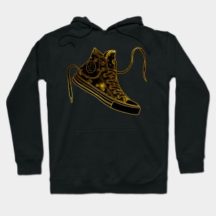 Virgo high tops - Gold Hoodie